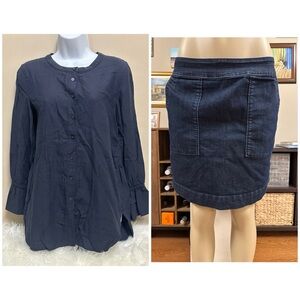 2 pieces LOFT - Skirt + blouse in great condition
